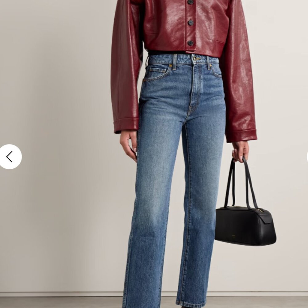 Khaite Abigail Stretch Jean in Columbia - Excellent Condition